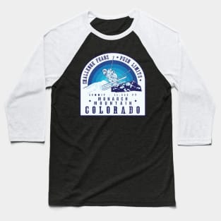 Ski Monarch Mountain Colorado Baseball T-Shirt